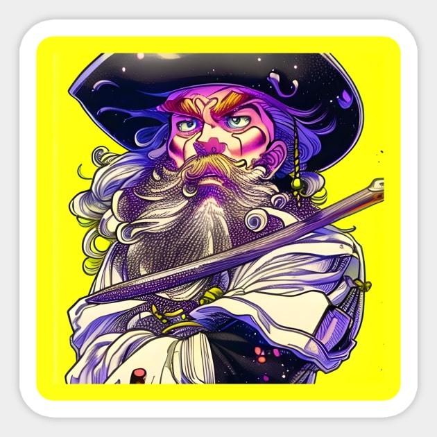 artistic pirate illustration Sticker by amiflareclothing